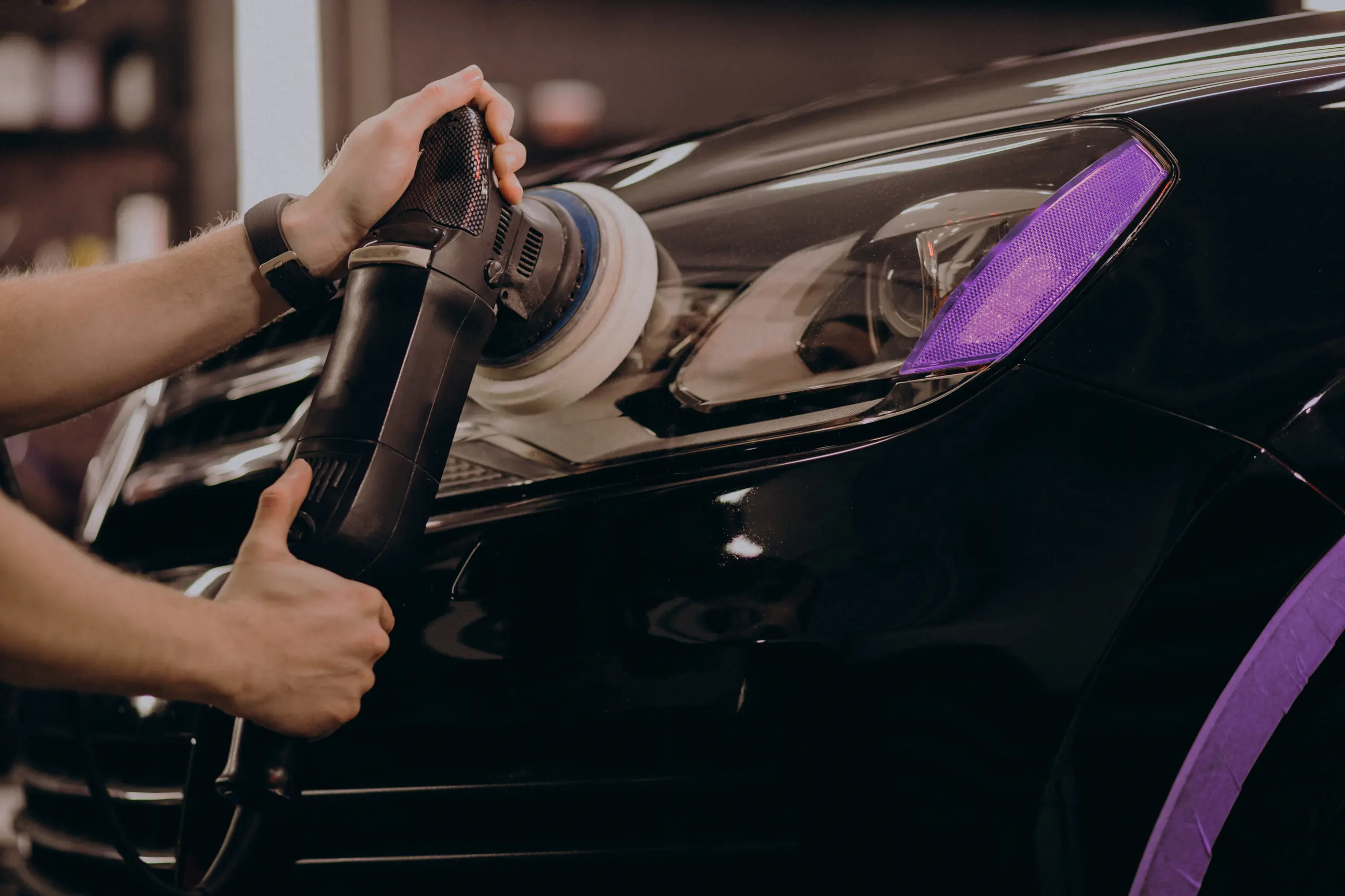 Lak voorzien van een keramische coating met 12 maanden bescherming